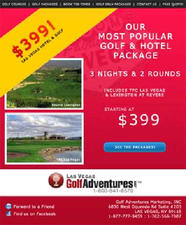 Las Vegas golf deals