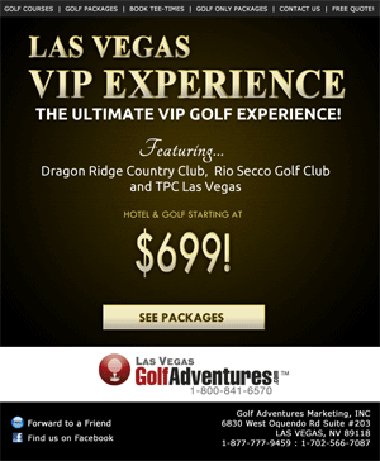 Las Vegas golf deals