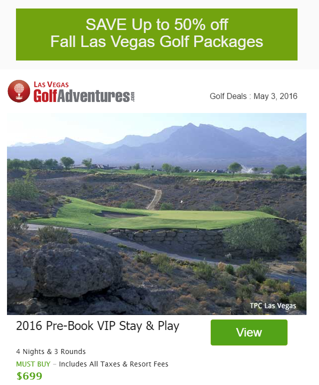 Las Vegas Golf Deals